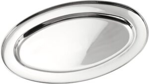 Buffetschaal ovaal RVS 46 x 66 cm
